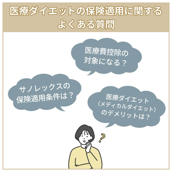 医療ダイエットの保険適用に関するQ &Aよくある質問